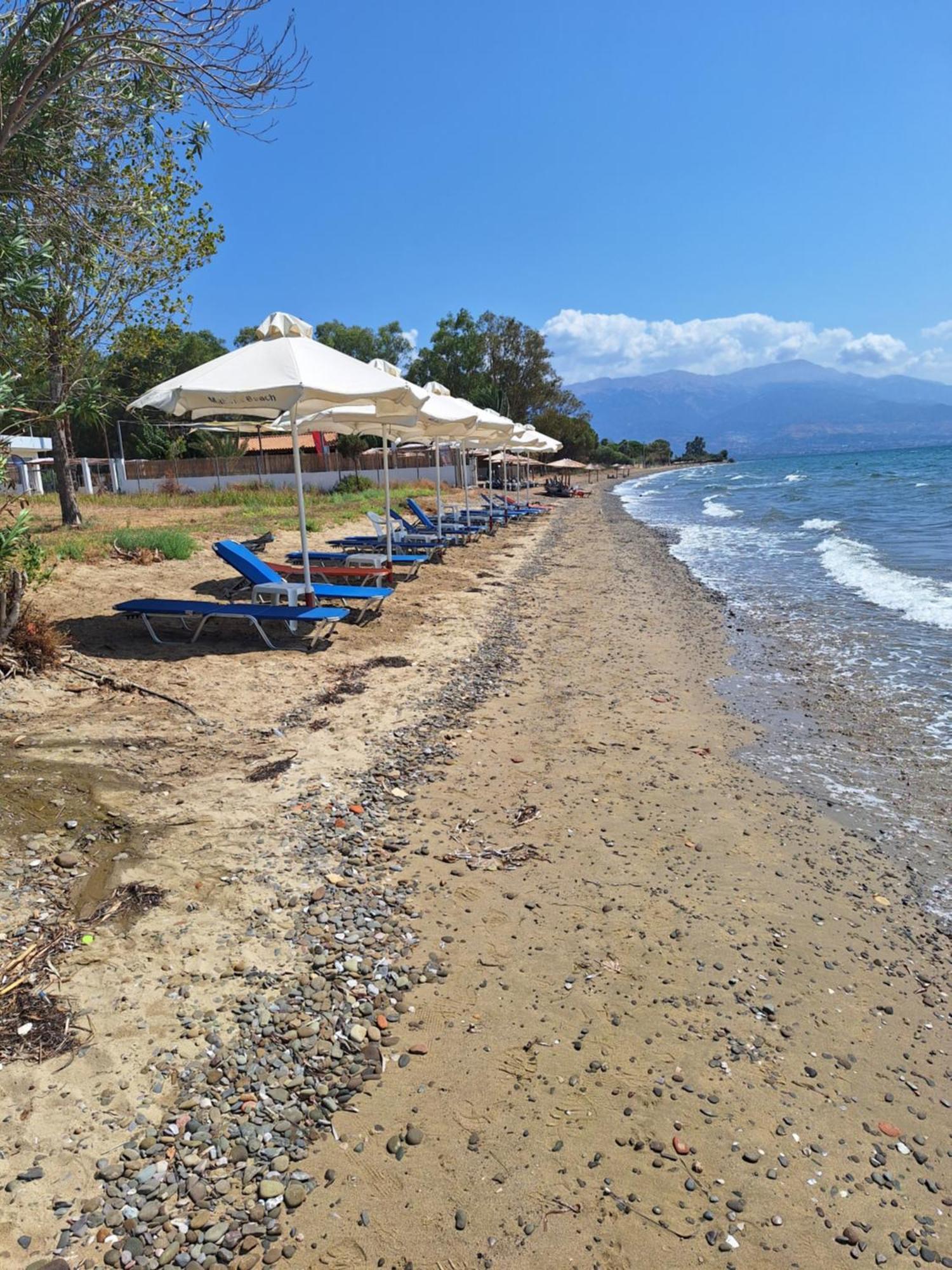 Makinia Beach Nafpaktos Esterno foto