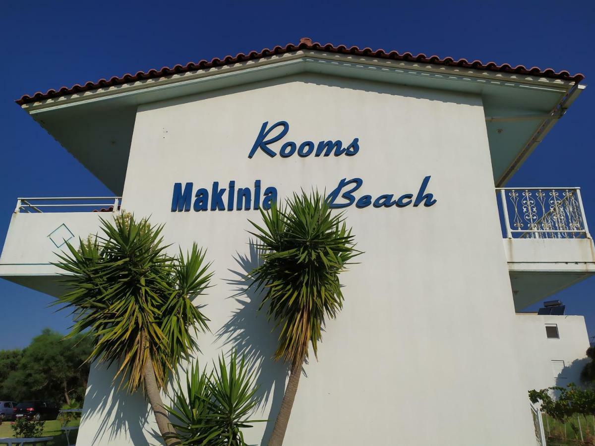 Makinia Beach Nafpaktos Esterno foto